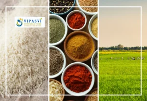 Agricultural products exported from India