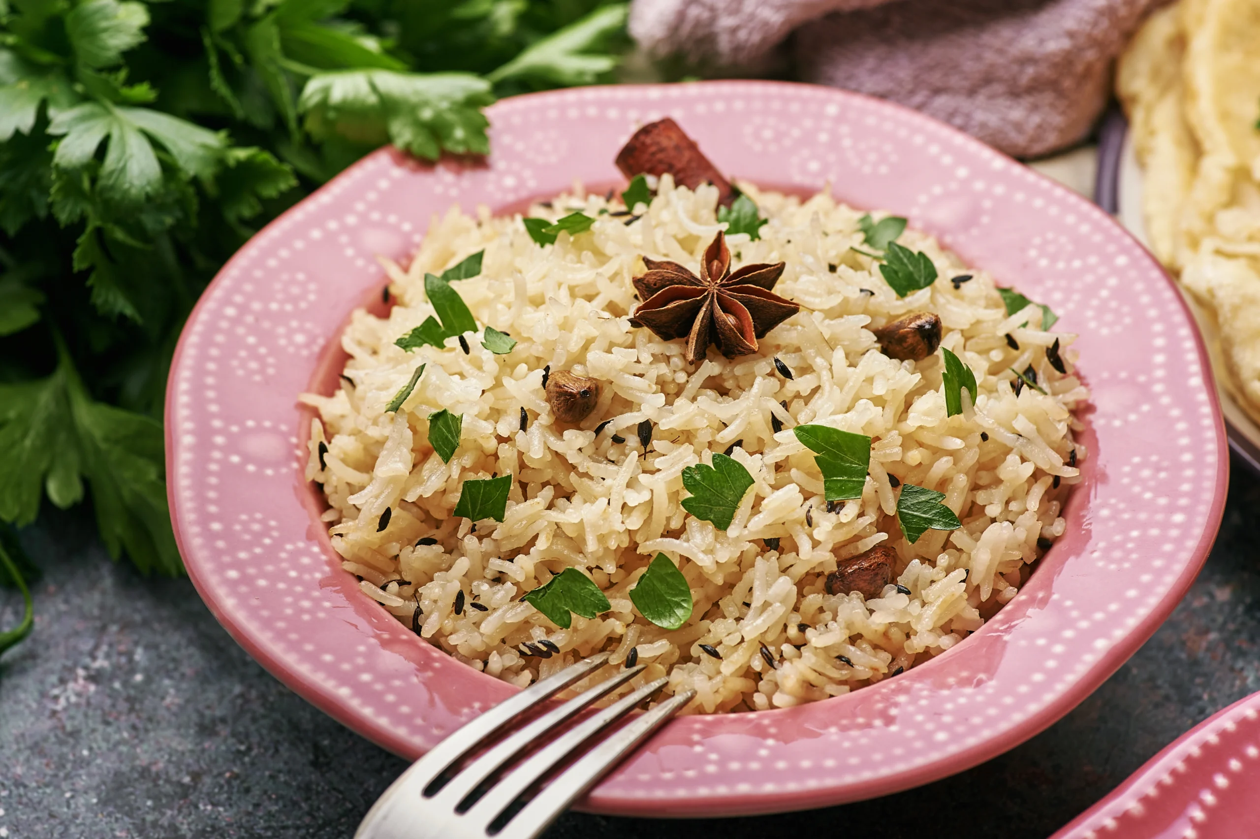 Basmati Rice Pulao and pilaf Restaurant and catering meals
