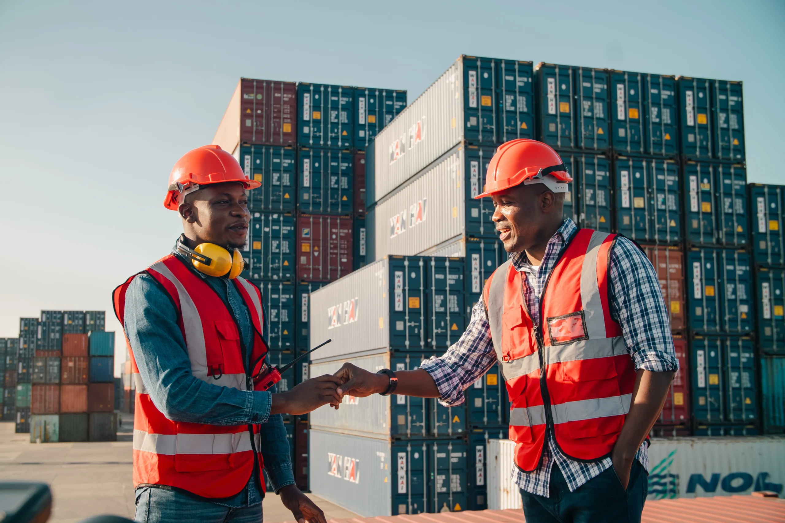 Cotonou Port Rice Discharge